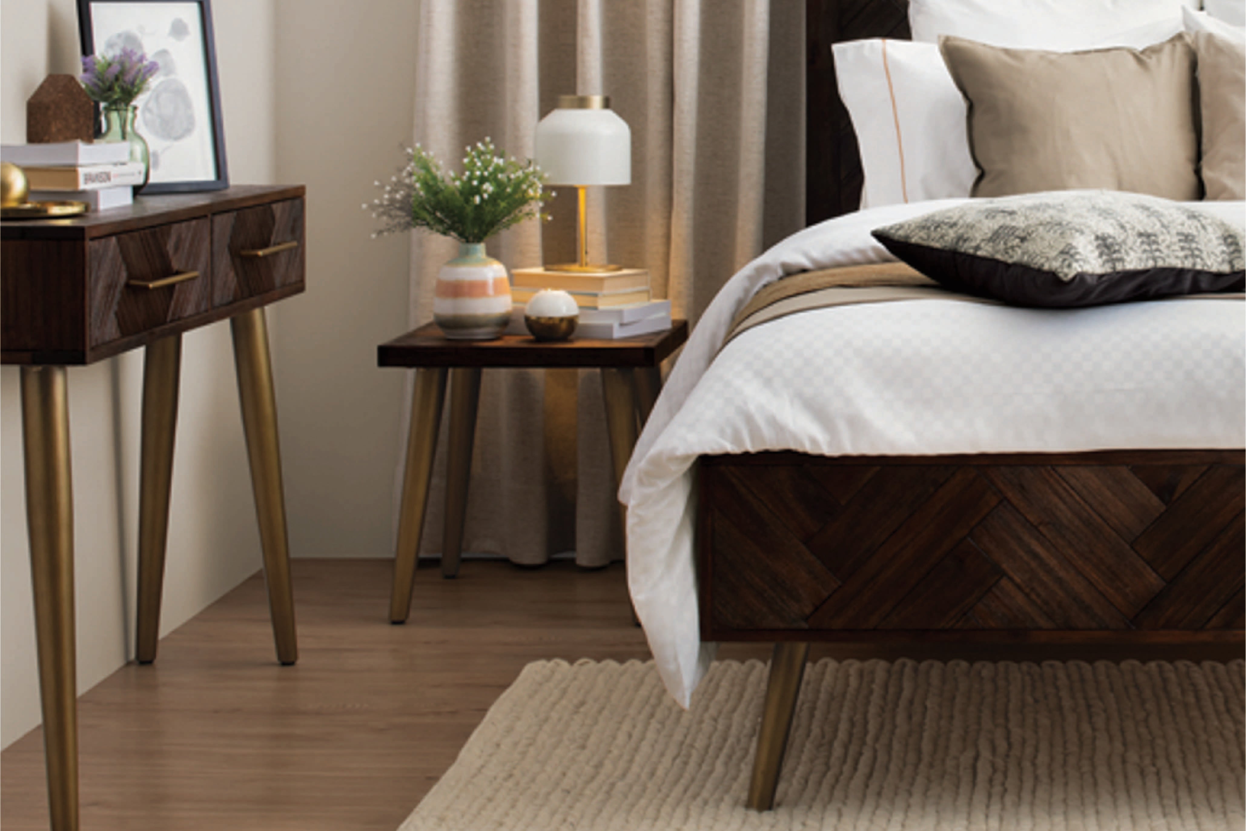 馬來西亞原裝進口實木傢俬 - F系列 - Birmingham邊几